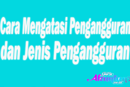 Jenis Pengangguran