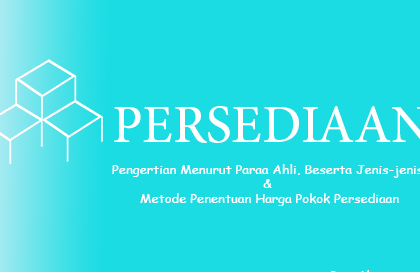 Pengertian Persediaan