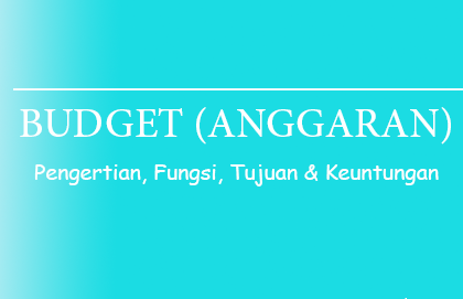 Pengertian Budget