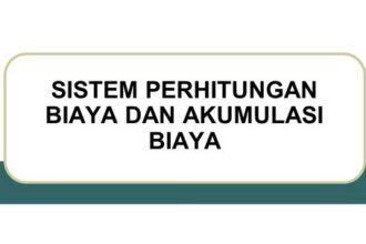 Sistem Perhitungan Biaya Dan Akumulasi Biaya