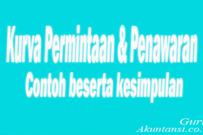 Kurva Permintaan Dan Penawaran