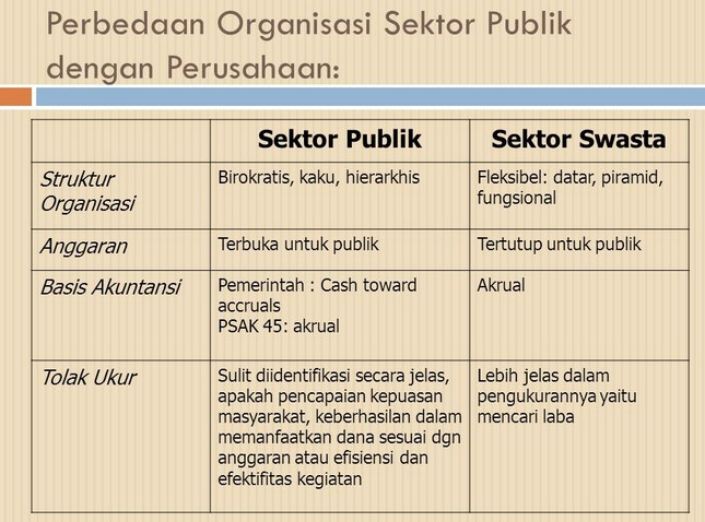 Pengaruh Dari Organisasi Organisasi Swasta Dan Pemerintah