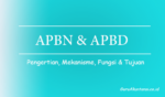 Pengertian Apbn Dan Apbd