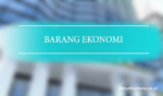 Pengertian Barang Ekonomi