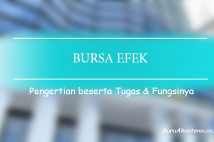 Pengertian Bursa Efek