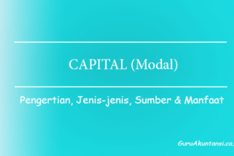 Pengertian Capital Atau Modal