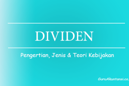 Pengertian Dividen