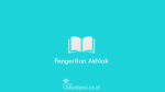 Pengertian-Akhlak