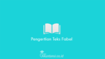 Pengertian-Teks-Fabel