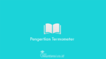 Pengertian-Termometer