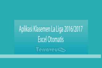 Aplikasi Klasemen La Liga 2016/2017 Excel Otomatis