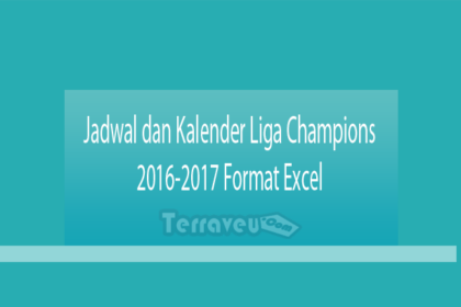 Jadwal Dan Kalender Liga Champions 2016-2017 Format Excel