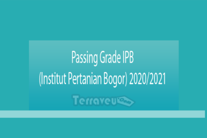 Passing Grade Ipb (Institut Pertanian Bogor) 2020-2021