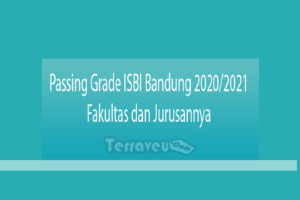 Passing Grade Isbi Bandung 2020-2021 Fakultas Dan Jurusannya