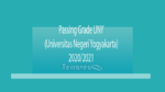 Passing Grade Uny (Universitas Negeri Yogyakarta) 2020-2021