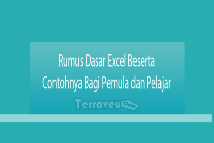 Rumus Dasar Excel Beserta Contohnya Bagi Pemula Dan Pelajar