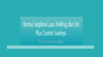 Rumus Segilima Luas, Keliling, Dan Sisi Plus Contoh Soalnya