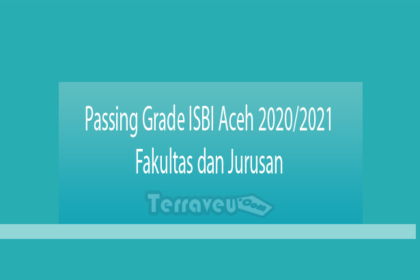 Passing Grade Isbi Aceh 2020-2021 Fakultas Dan Jurusan