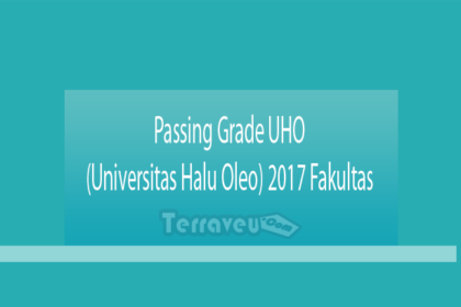 Passing Grade Uho (Universitas Halu Oleo) 2017 Fakultas