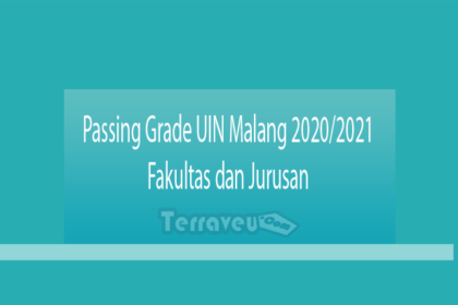 Passing Grade Uin Malang 2020-2021 Fakultas Dan Jurusan