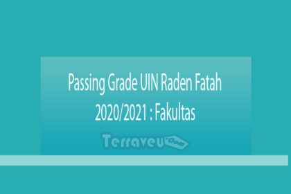 Passing Grade Uin Raden Fatah 2020-2021 Fakultas