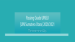 Passing Grade Uinsu (Uin Sumatera Utara) 2020-2021
