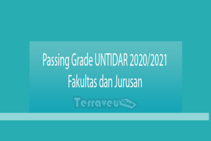 Passing Grade Untidar 2020-2021 Fakultas Dan Jurusan