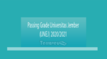 Passing Grade Universitas Jember (Unej) 2020-2021