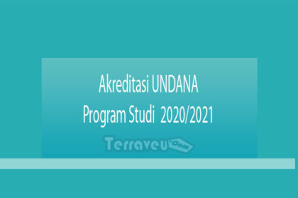 Akreditasi Undana Program Studi 2020-2021