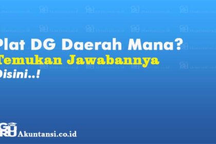 Plat Dg Daerah Mana