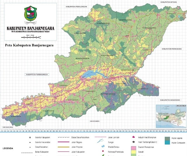 Kecamatan Terluas Di Kabupaten Banjarnegara