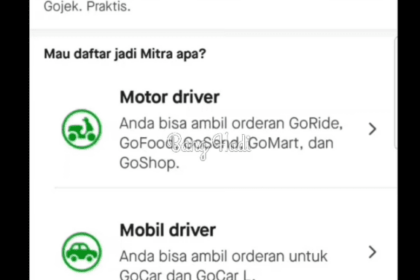 Gambar Cara Daftar Jadi Driver Gojek