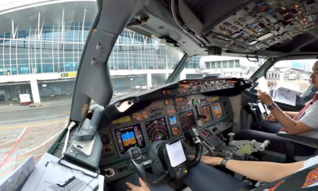 AMAZING COCKPIT VIEW BOEING 737 900ER LANDING KENDARI 0 10 screenshot