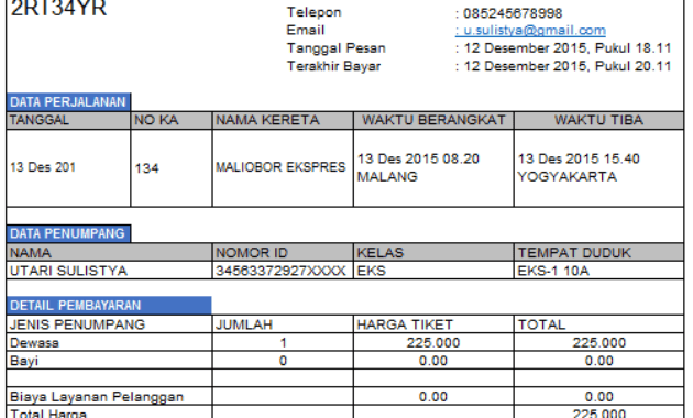 Contoh Surat Invoice Pembayaran 2