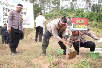 Upaya Konservasi Hutan Polres Banjarnegara